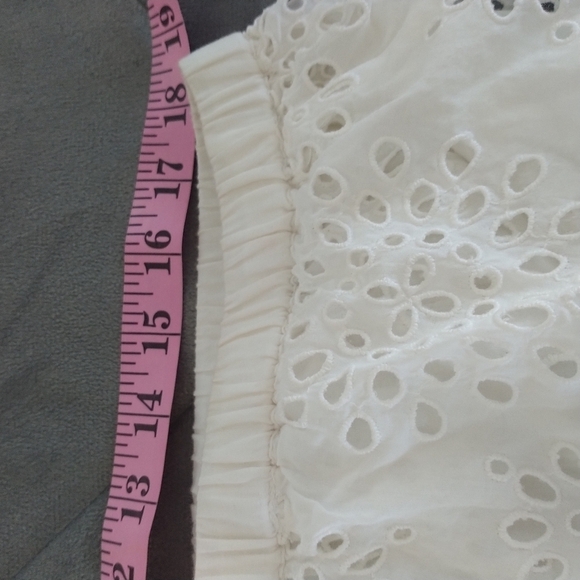 Michael Michael Kors White Eyelet Tiered Maxi Dress OX - Picture 14 of 15